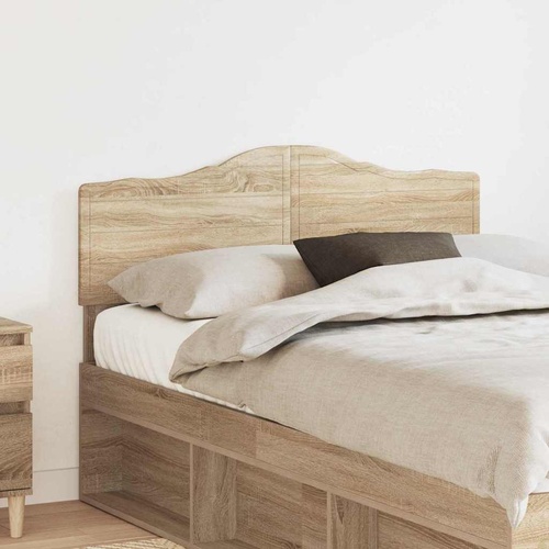 Headboard with Headboard Sonoma Oak 135 cm Engineered wood