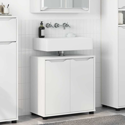 Bathroom Basin Cabinet White 60 x 30 x 60 cm Engineered Wood