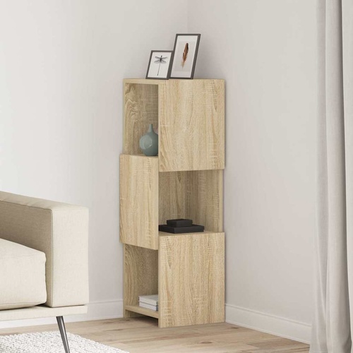 Corner Cabinet White 30,5x30x95cm Engineered Wood