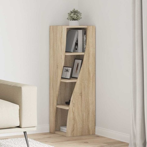 Corner Cabinet White 32x32x102cm Engineered Wood