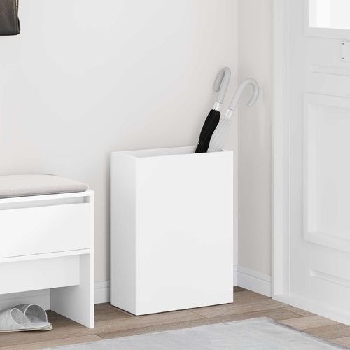 Umbrella Stand White 40 x 20 x 55.5 cm Engineered Wood