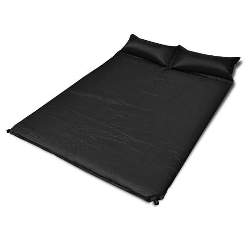 Black Self-inflating Sleeping Mat 190x130x5 cm (Double)