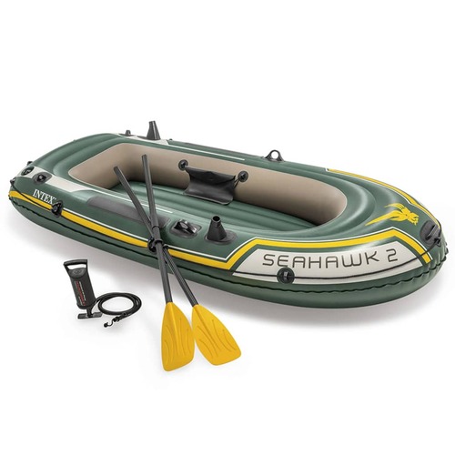 Intex Seahawk 2 Set Inflatable Boat with Oars and Pump