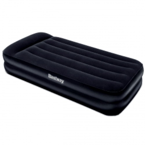Bestway Inflatable Flocked Airbed with Built-in Electrical Air Pump