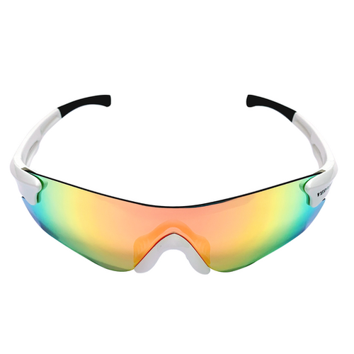 VERPEAK Sport Sunglasses Type 2 (White Frame With Black End Tip)