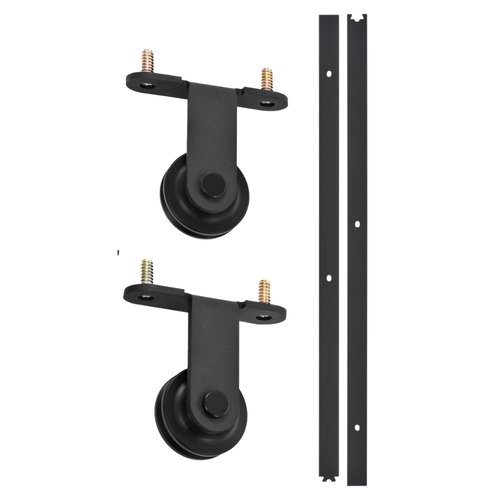 Sliding Door SKIEN Hardware Kit 200 cm Steel Black