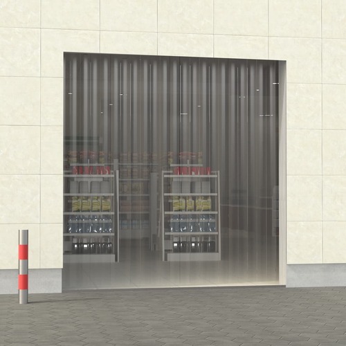 Strip Curtain Roll PVC 2mm x 200mm 25 m