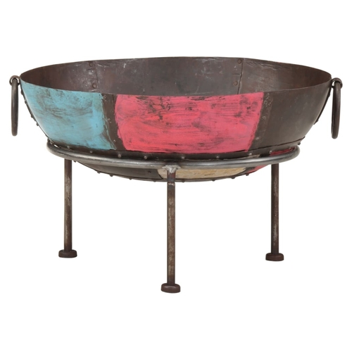 Colourful Rustic Fire Pit Ø 60 cm Iron