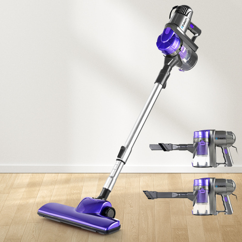 Devanti Corded Handheld Bagless Vacuum Cleaner - Purple and Silver