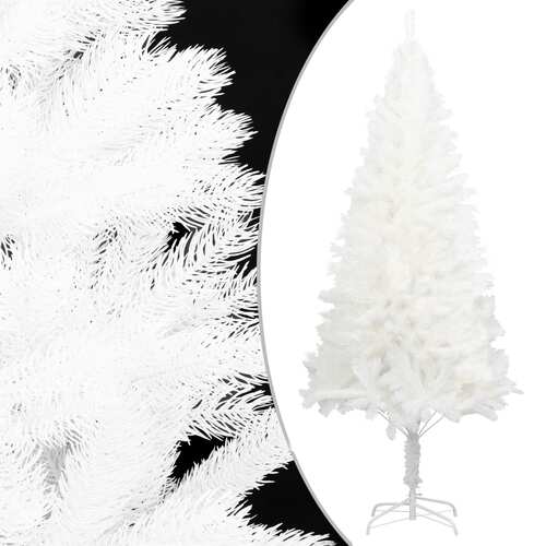 Artificial Christmas Tree Lifelike Needles White 180 cm