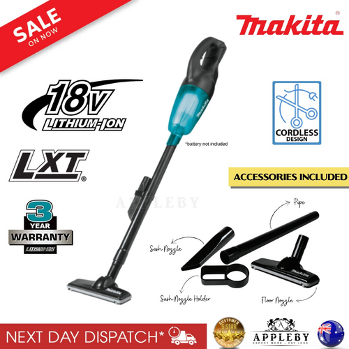 Makita Cordless Handheld Vacuum Cleaner Stick 18V LXT Li-Ion New DCL180ZB Skin
