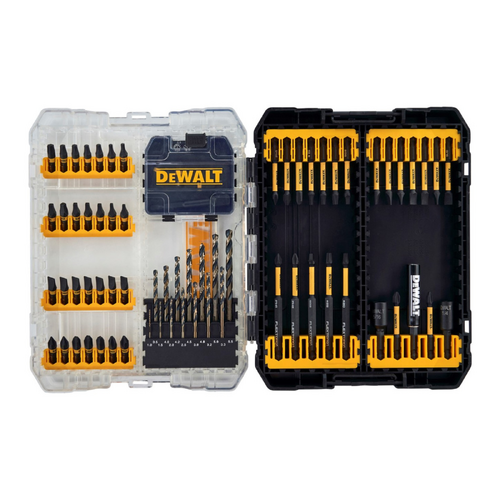 DeWALT 70 Piece Fastening Set Screwdriver Bits Nut Drivers Drill Accessories Kit