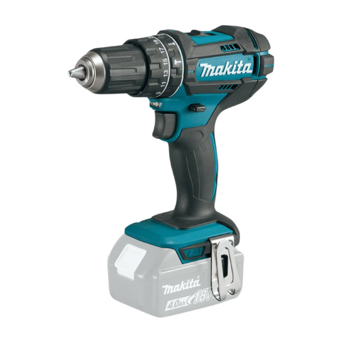 Makita 18V Cordless Compact Hammer Drill Driver Keyless Chuck With Light Tool Skin Only