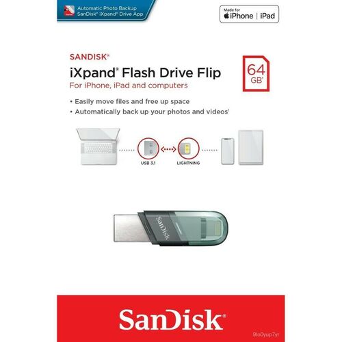 iXpand Mini Flash Drive USB Memory Stick iPhone Photo Video File Storage 16 128G