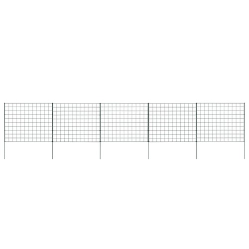 Garden Fence Set 77.5x64 cm Green