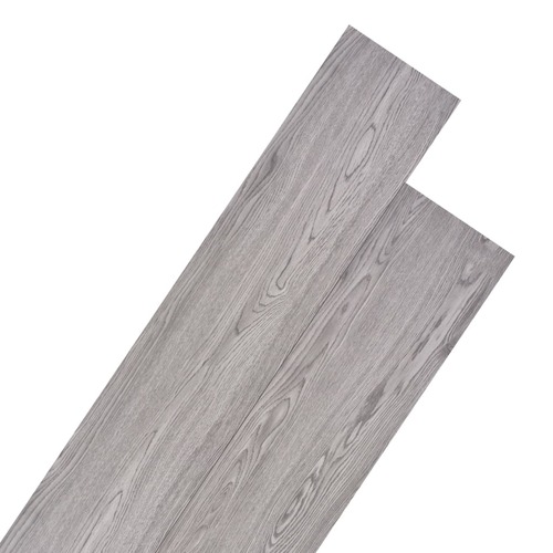 Non Self-adhesive PVC Flooring Planks 5.26 m² 2 mm Dark Grey