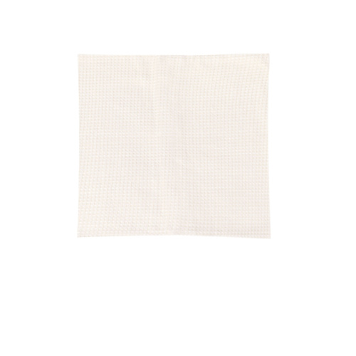 Cotton Waffle Cushion Cover Ivory