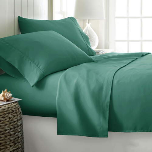 400TC Cotton Sateen Sheet Set King Teal