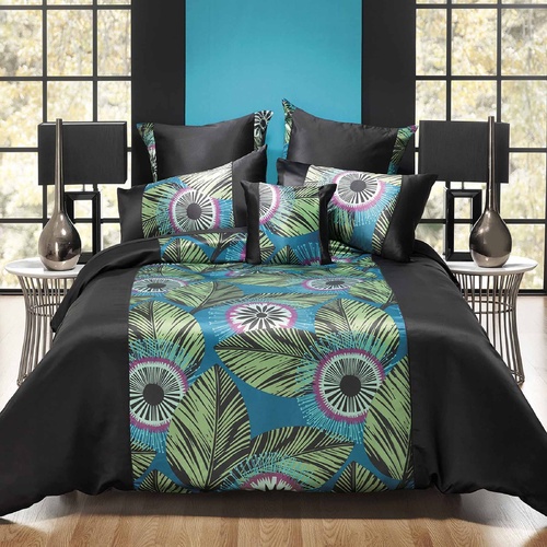Bianca Kebo Black Quilt Cover Set Queen