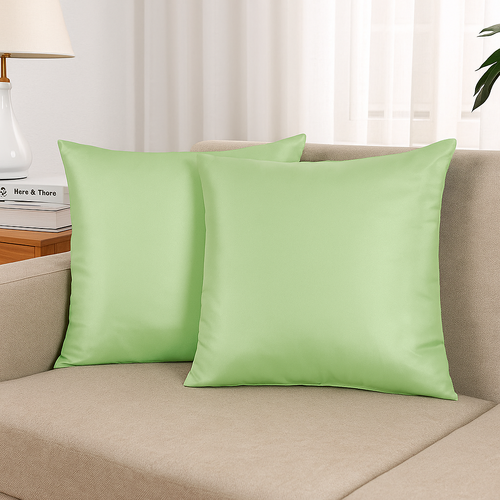 PepperMIll Satin European Pillowcases ( Pair ) MOSS
