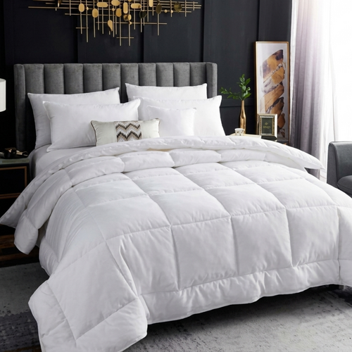 ultra warm winter weight down alternative quilt doona 800gsm double